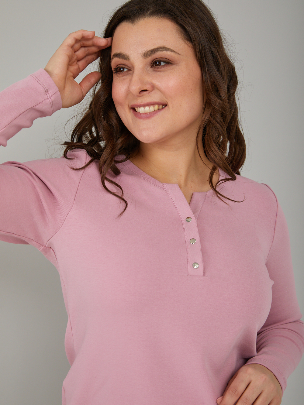 Лонгслив ЛНр-008/розовый