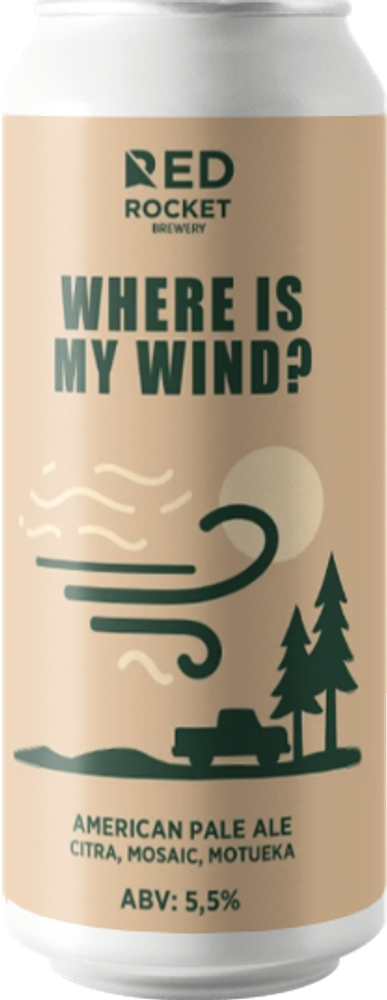 Пиво Рэд Рокет Вер из Май Винд? / Red Rocket Where is My Wind? 0.45 - банка
