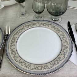 Lenardi 145-369 Набор из 6 тарелок 27см. ЭЛЕГАНТ в под.уп.(х5)Костяной фарфор