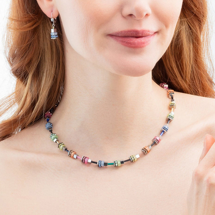 Колье Coeur de Lion Multi-Pastell-Silver 4413/10-1580