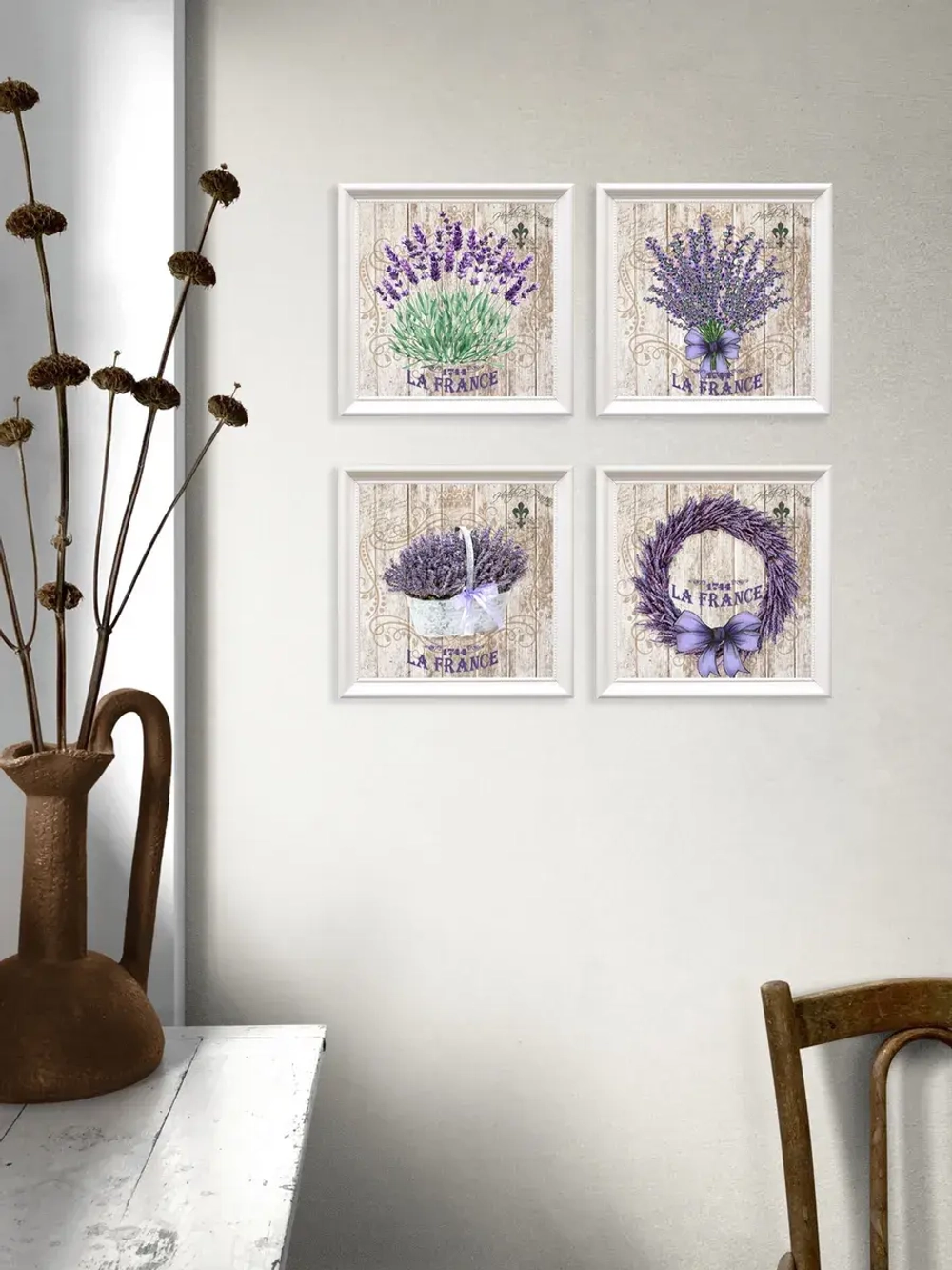 Картины на стену интерьерные на холсте 4 шт