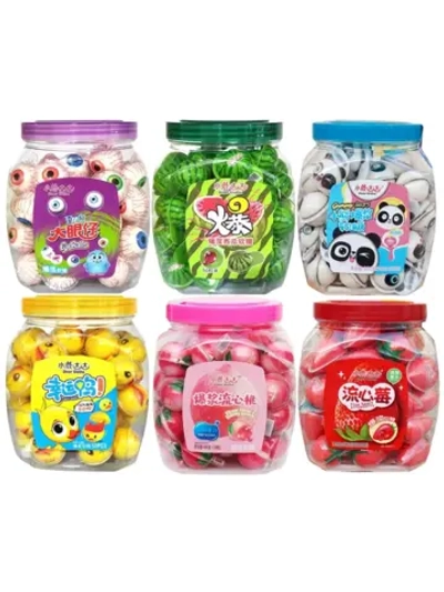 Мармелад с жидкой начинкой 900 г * 6 шт (6 банок)