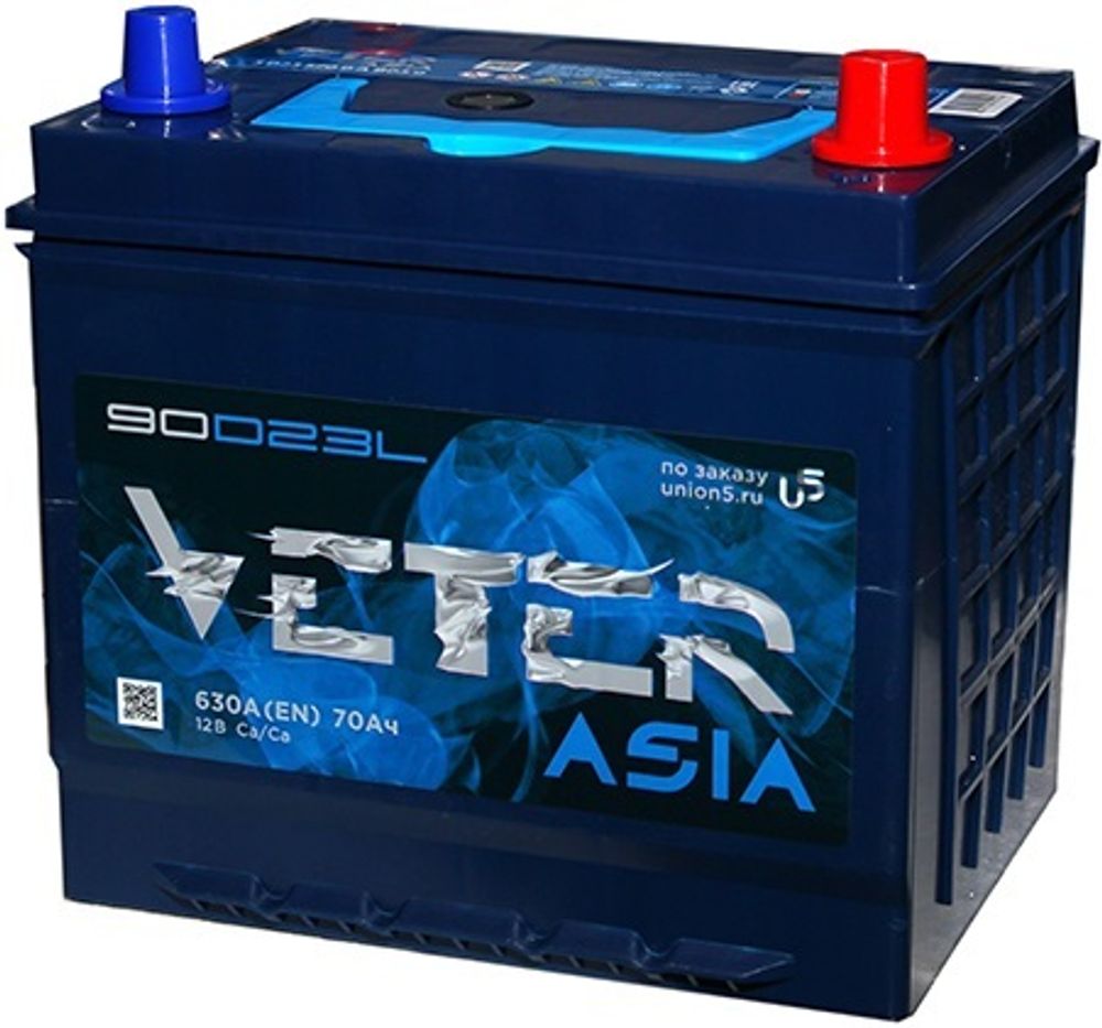 VETER Asia 6CT- 70 ( 90D23 ) аккумулятор