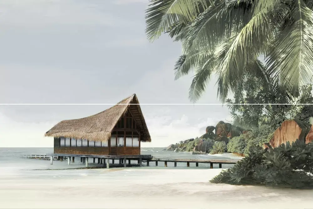 Панно Alma Ceramica PWA11ALD3 Ailand 40x60 микс глянцевое морские мотивы