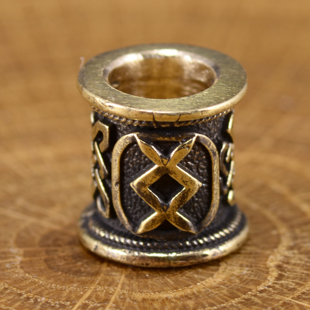 Бусины «РУНЫ» малые из латуни В АССОРТИМЕНТЕ