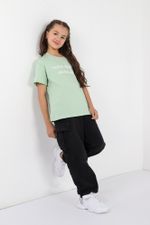 Фуфайка (футболка) для девочки Кэш-1 Виотекс ЗЕЛЁНЫЙ