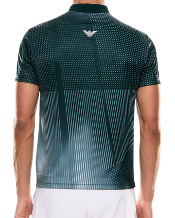 Мужское теннисное поло EA7 Tennis Pro - green fancy