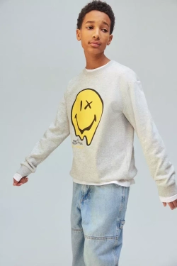 H&M Толстовка с принтом, серый