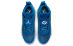 Jordan Air Jordan 36 "Luka" PE shock absorption, non-slip, wear-resistant wrapping, mid-cut actual combat basketball shoes men's blue and white