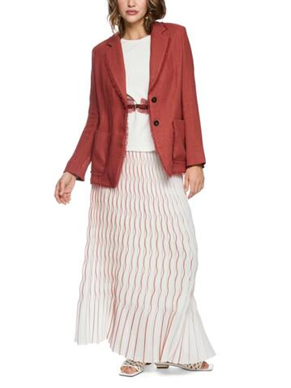 Marc Cain Блейзер из льна с бахромой