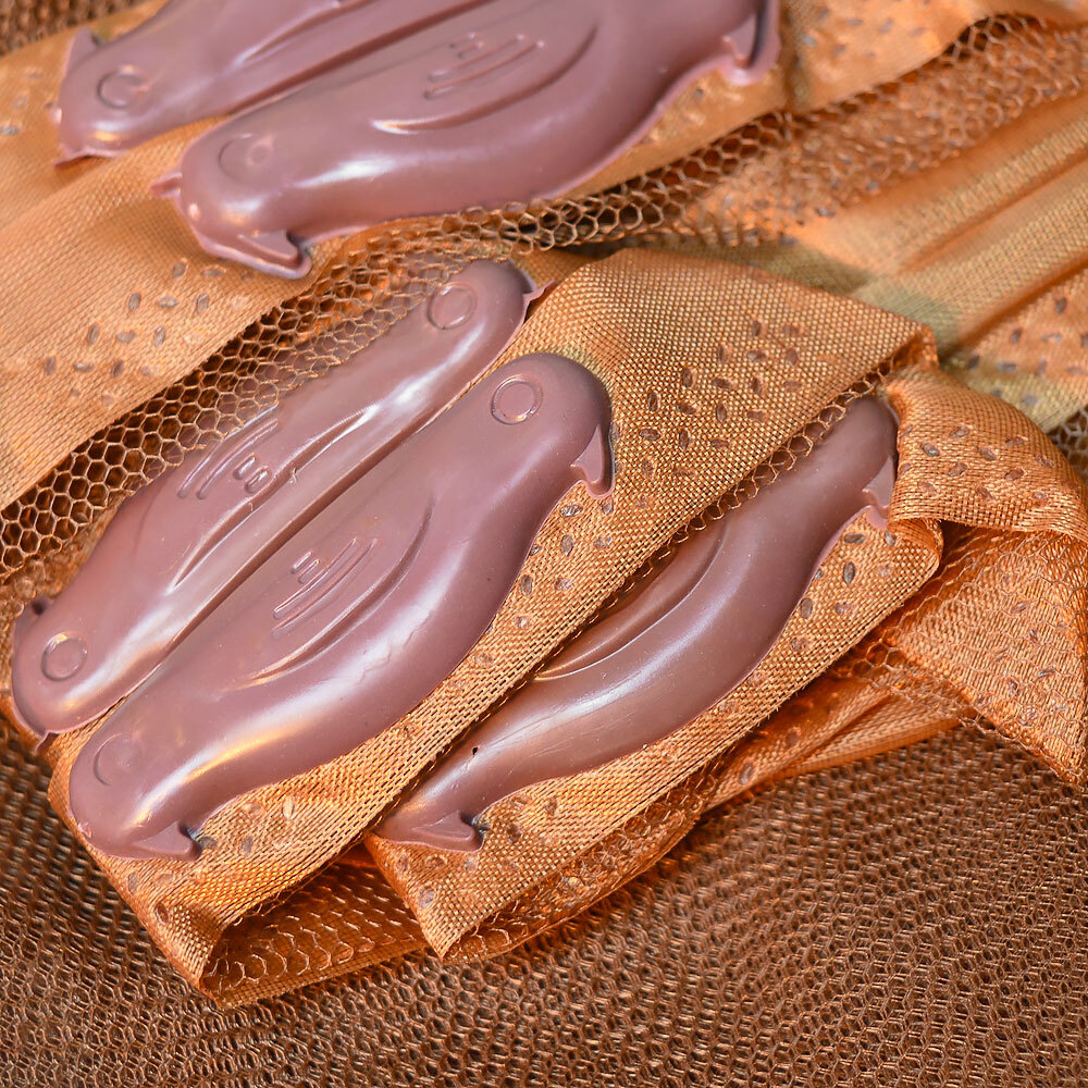 Сетка антимоскитная 120*210см дверная на 7 магнитах, цвет коричневый