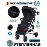 Прогулочная коляска DEAREST 819 New 2021/Чёрный (белая рама)