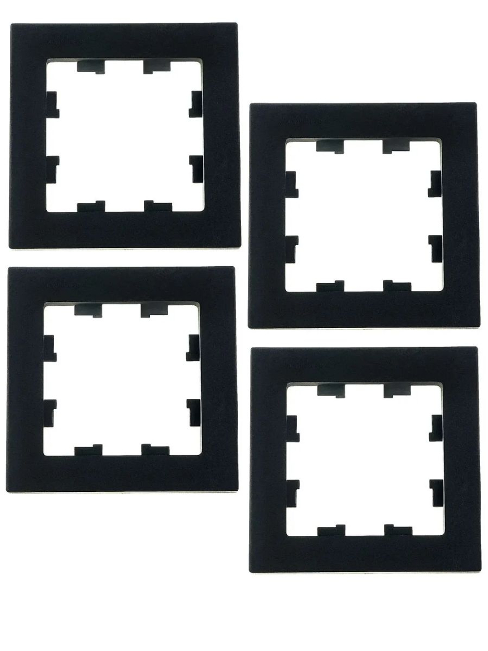 AtlasDesign 1-постовая рамка, ATN001001 карбон 4шт