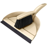 Комплект щетка-сметка «Malta» с совком с кромкой бежевый