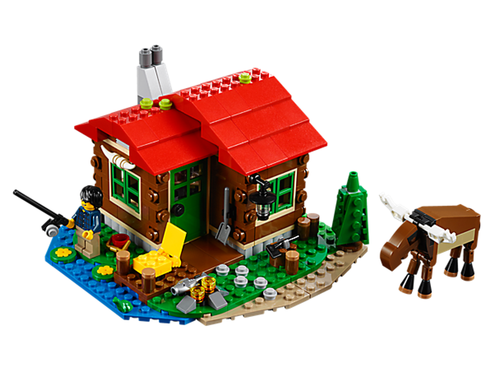 LEGO Creator: Домик на берегу озера 31048 — Lakeside Lodge — Лего Креатор Создатель