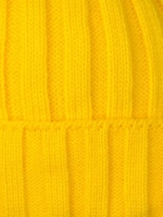 Шапка детская вязаная осенняя с помпоном