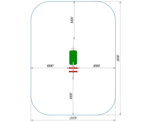 Качалка на одинарной пружине Зебра КБ-39.2Х
