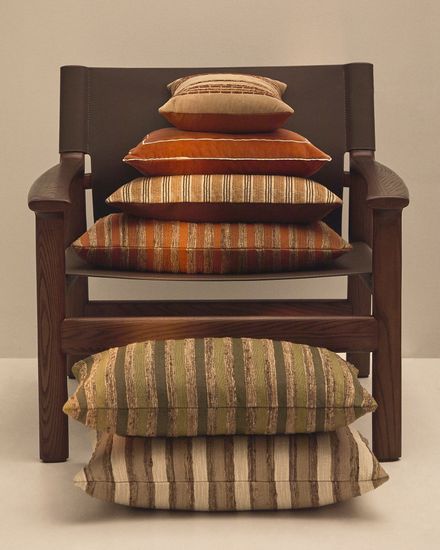 Чехол на подушку Tavina из 100% хлопка с коричневой вышивкой 50 x 50 см