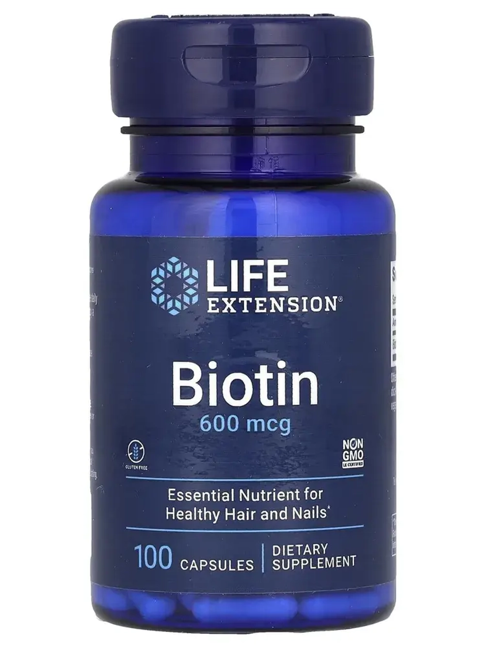 Витамины Life Extension Biotin 600 mcg 100 капсул