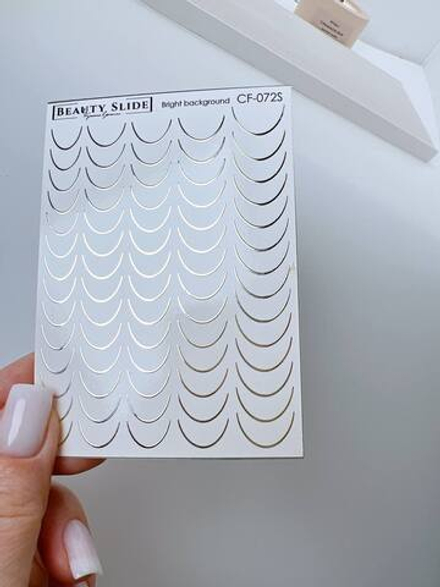 Слайдеры для маникюра фольгированные