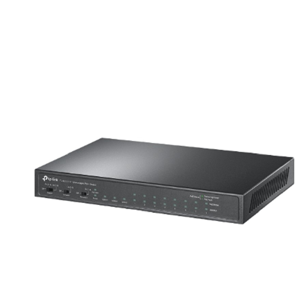 Коммутатор TP-Link TL-SL1311P Настольный коммутатор с 8 портами 10 / 100 Мбит / с, 2 гигабитными портами и портом SFP