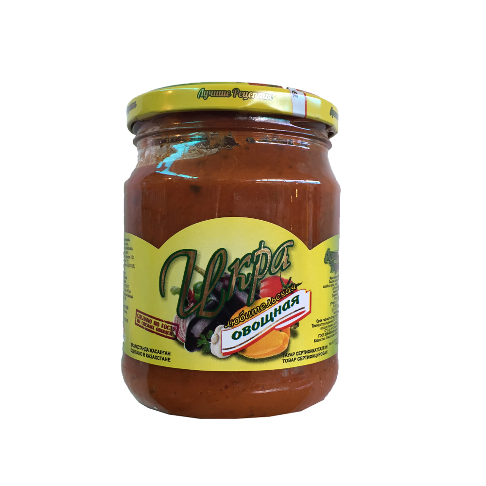 Икра овощная 440 гр "Лучшие рецепты", (Капчагай)