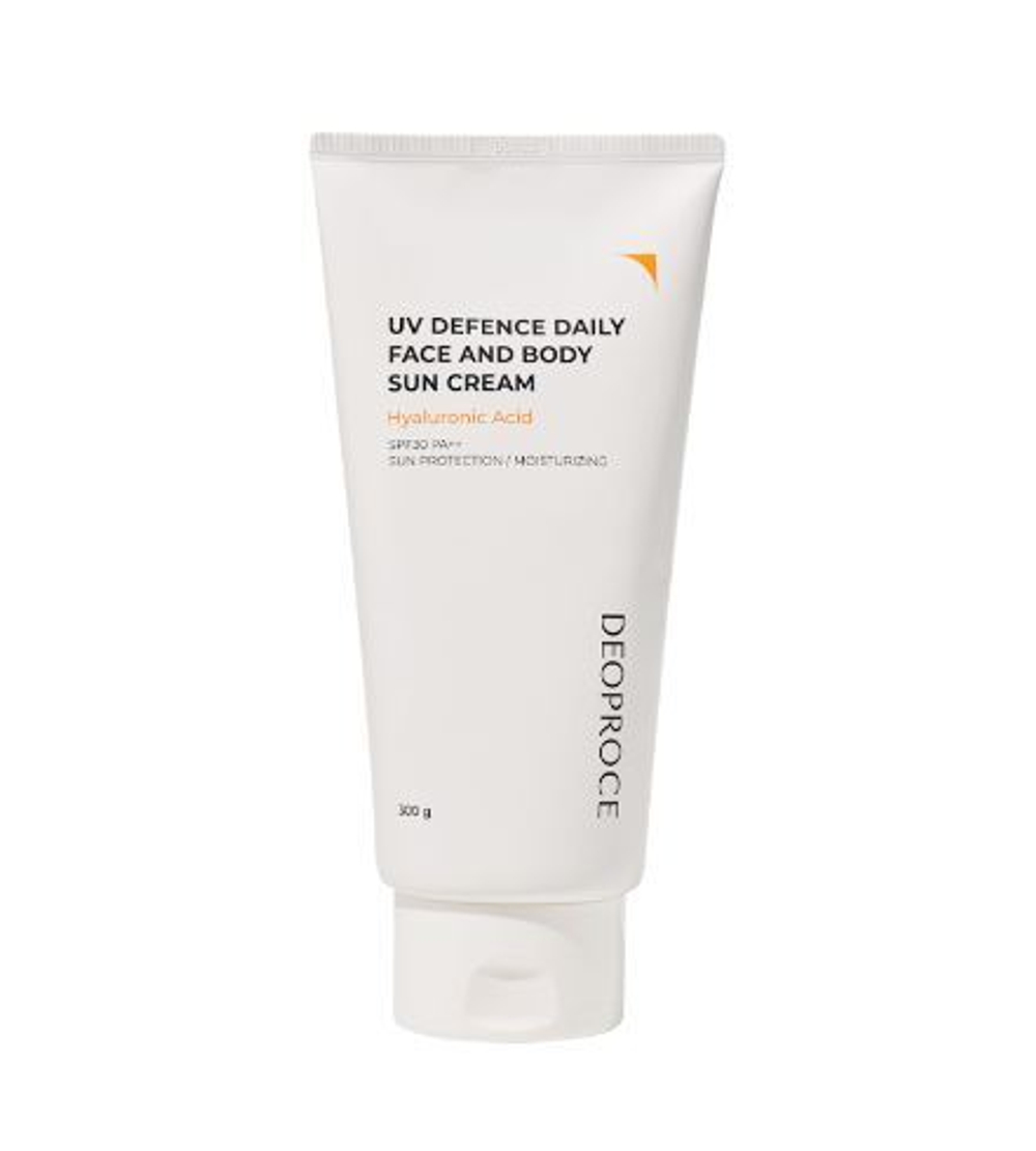 [Deoproce] UV defence daily face and body sun cream SPF30 PA++ - Крем для лица и тела солнцезащитный, 300 гр