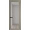 Алюминиевая дверь 1AGP никель матовый стекло матовое