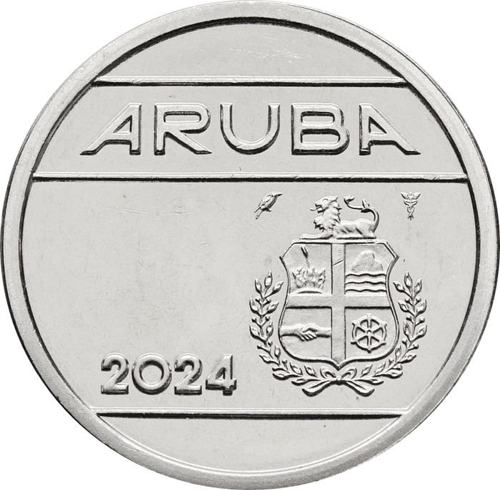 25 центов 2024 Аруба UNC