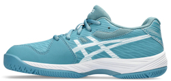 детские Кроссовки теннисные Asics Gel-Game 9 GS - gris blue/white
