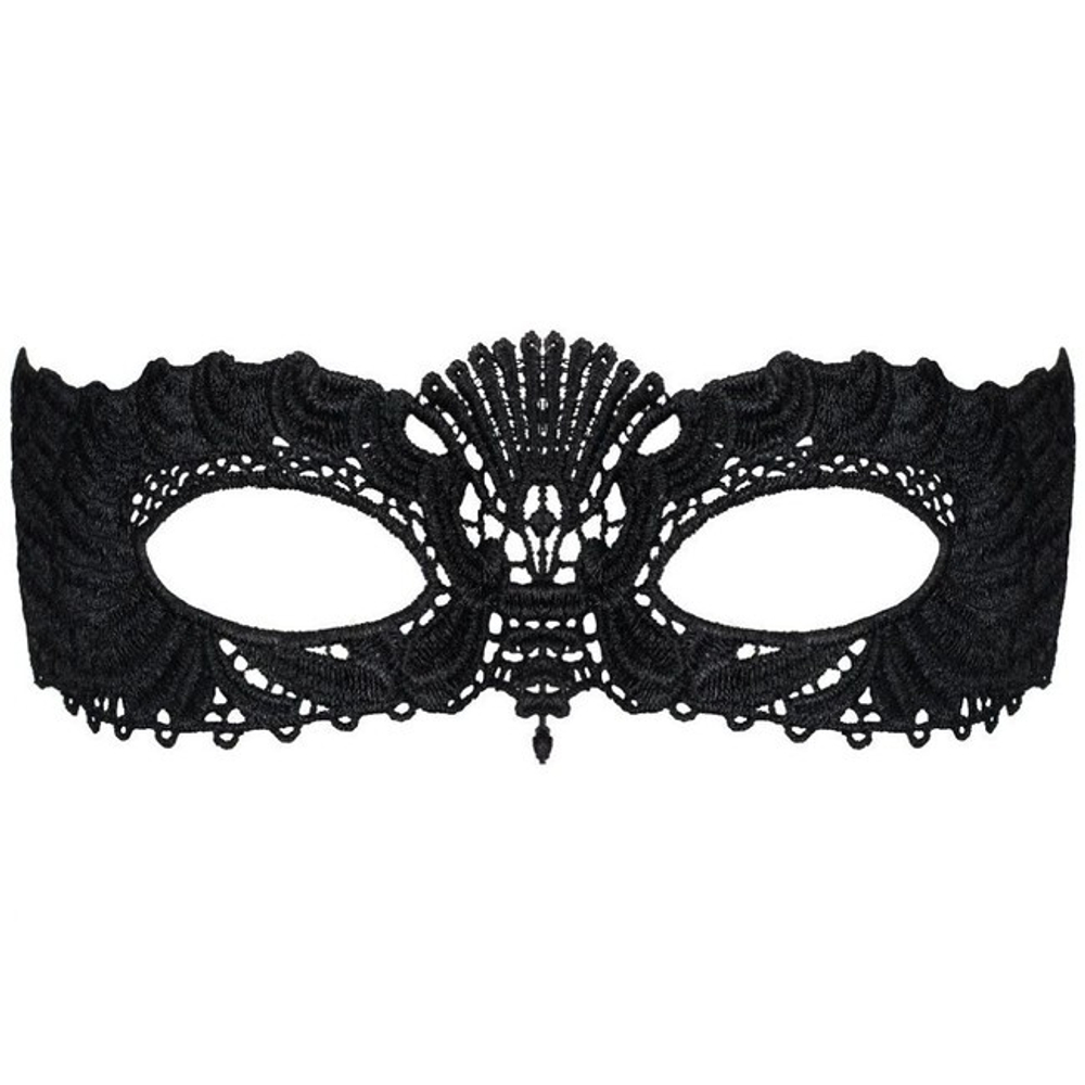 Обворожительная маска на глаза с узорами (Цвет: черный)