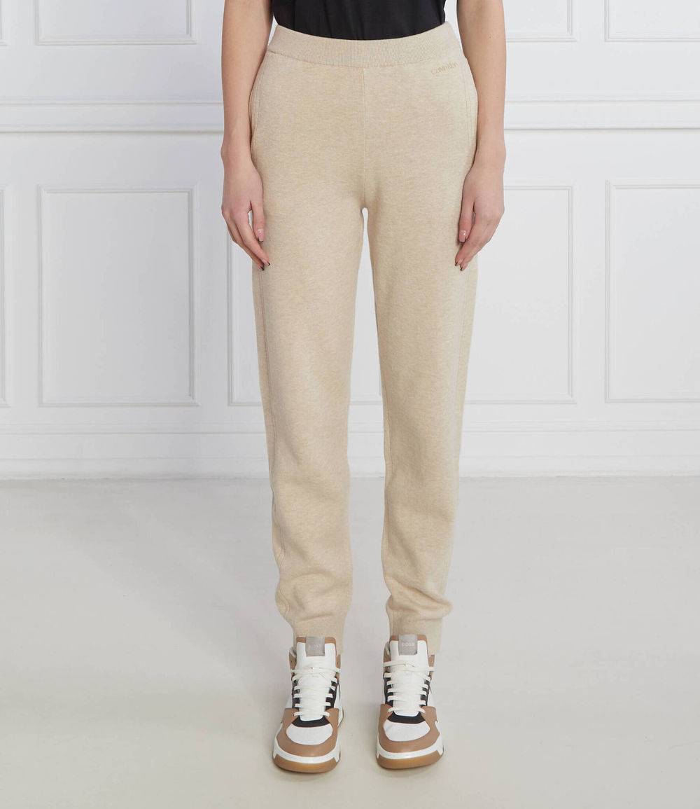 Трикотажные штаны Calvin Klein - бежевый(K20K205342)