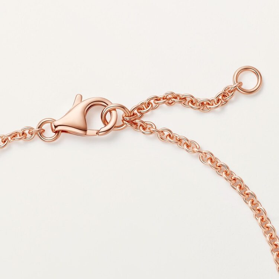Cartier LOVE bracelet, on chain in rose gold
