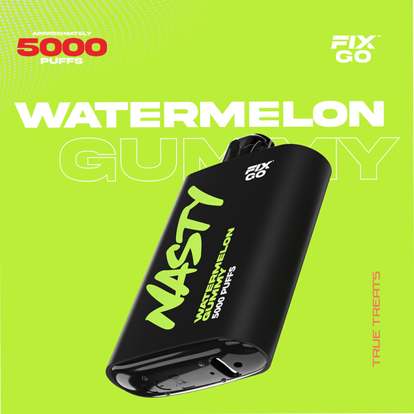 Купить Одноразовый Pod Nasty Fix Go - Watermelon Gummy (5000 затяжек)