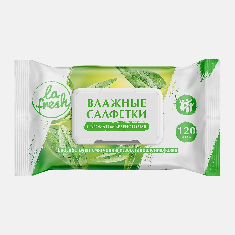 Влажные салфетки La Fresh универсальные с клапаном 120шт