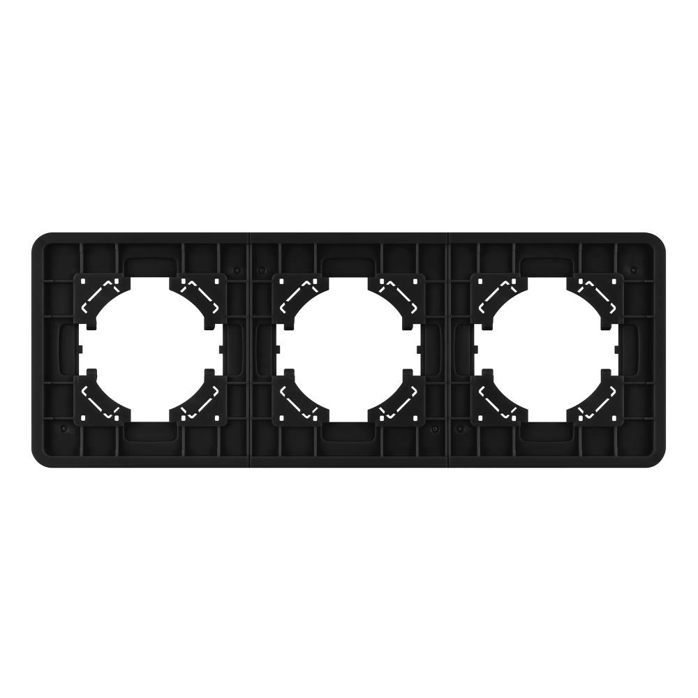 Рамка стеклянная FRM-OMALI-SFGS-3-BK (Arlight, -) 049713