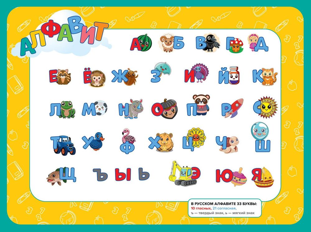 Настольное покрытие для лепки, пластик 430/320 "Азбука" (Пчёлка)