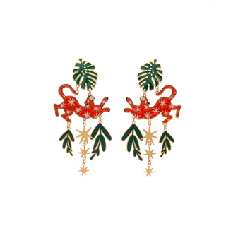 Серьги Тигр