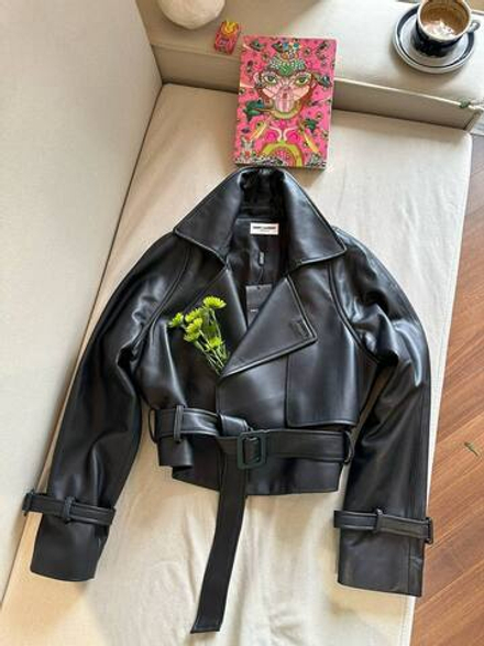 Кожаная куртка Yves Saint Laurent