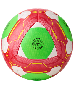 Мяч футбольный Primero Kids №3, белый/красный/зеленый