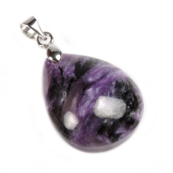 Кулон "Капля №4" чароит