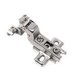 Петля slide-on для фасадов из узкого алюминиевого профиля 95град , вкладная, никель