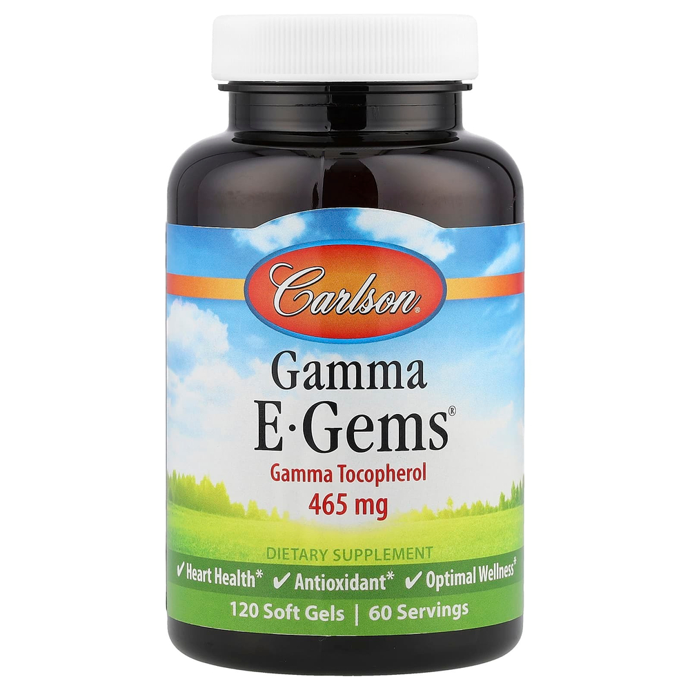 Carlson, Gamma E-Gems®, 465 мг, 120 мягких таблеток
