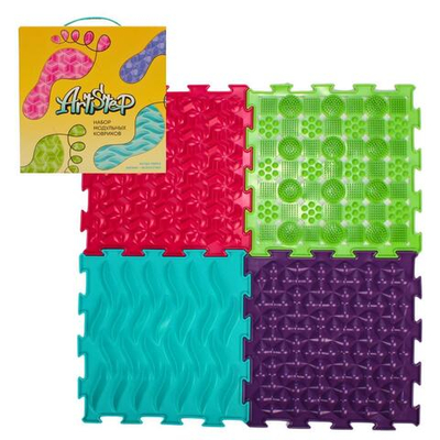 Набор модульных ковриков "ArtStep-4" (swim/run/jump/flip) 4 пазла (ArtStep)