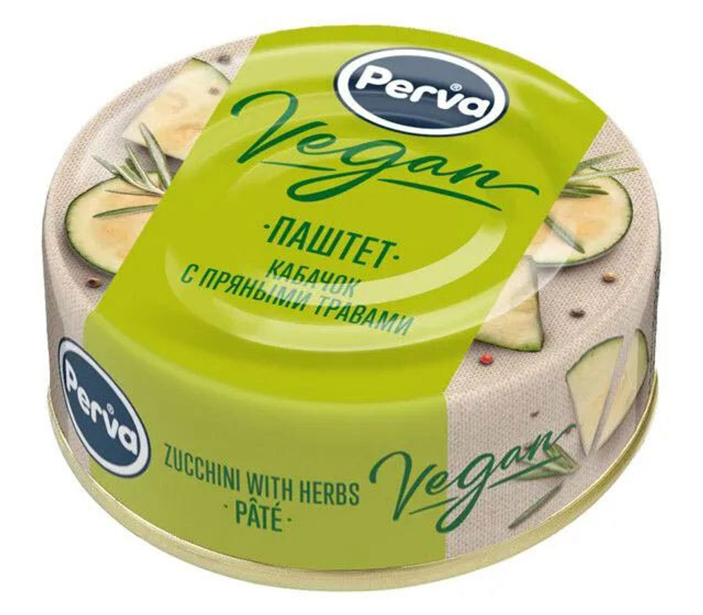 Паштет Perva Vegan  кабачки с пряными травами 100 г
