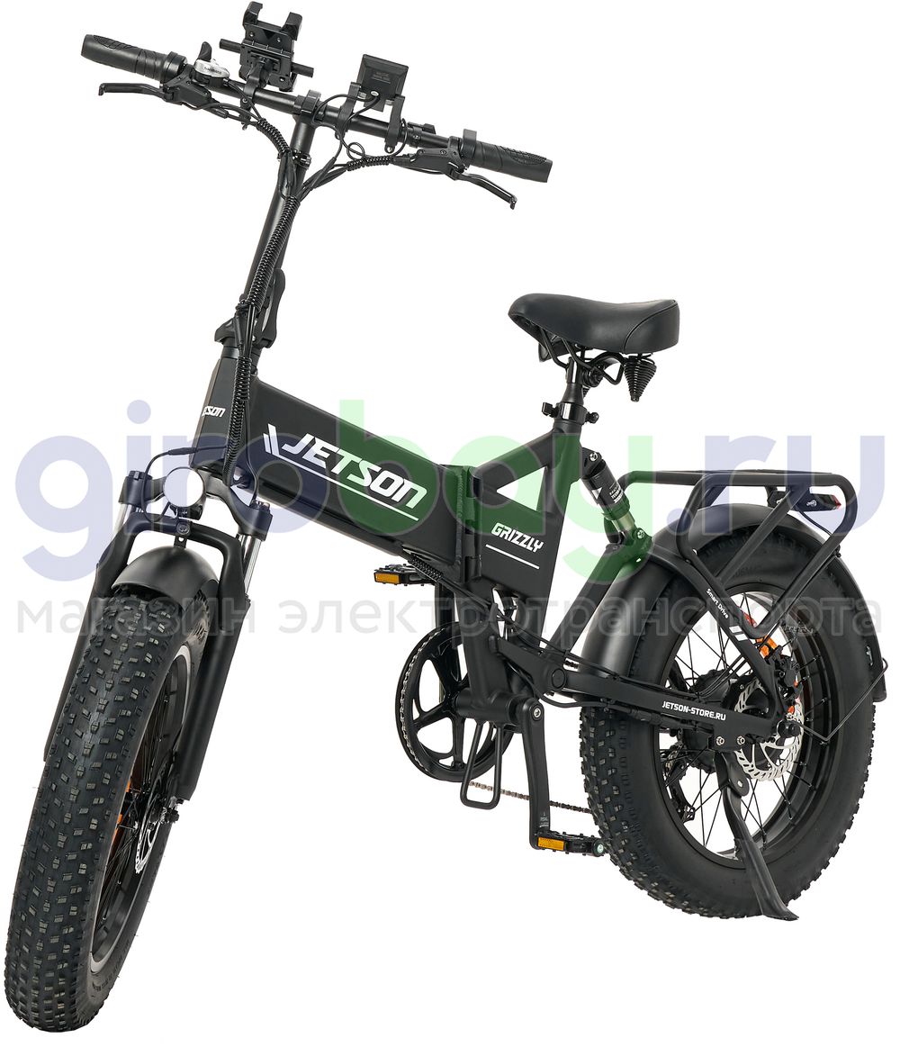 Электровелосипед Jetson GRIZZLY 1200w (48v15ah) - Чёрный фото №5