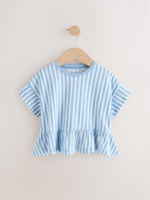 Футболка для девочки Next E51-314, Белый, Голубой