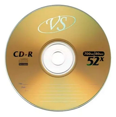 Оптический диск CD-R VS 80MIN 52x BULK50 (50шт/уп)