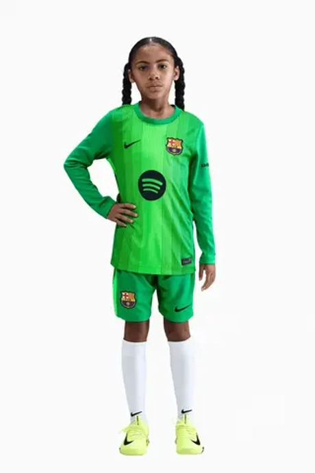 Шорты Nike FC Barcelona 25/26 Goalkeeper Stadium Junior - зеленый
