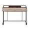 Туалетный столик 3279 из экокожи, ореха и серой стали